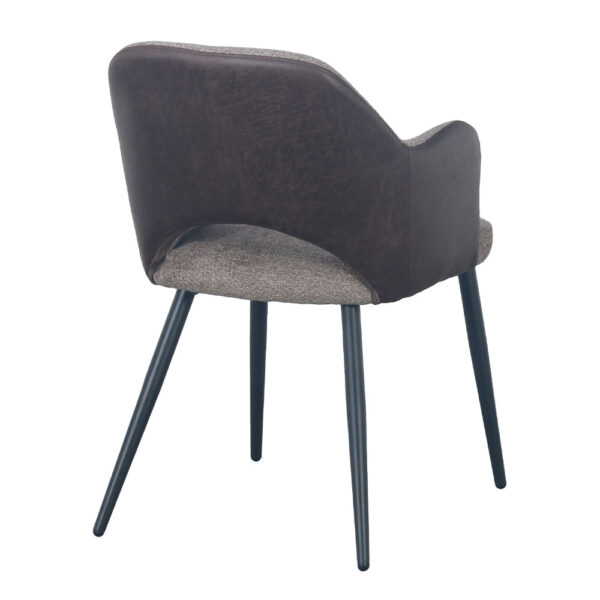 ASCOT ΚΑΡΕΚΛΑ ΚΑΦΕ ΣΚΟΥΡΟ 60x63.5x79 03-1064 - Image 13