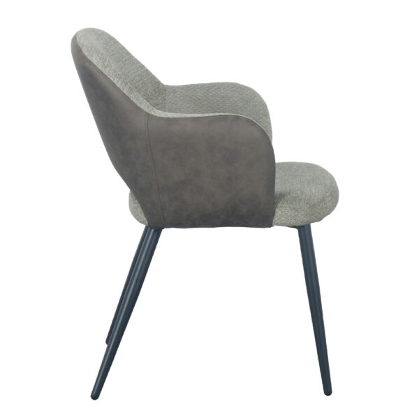 ASCOT ΚΑΡΕΚΛΑ ΠΡΑΣΙΝΟ ΜΑΥΡΟ 60x63.5x79cm 03-1066 - Image 2