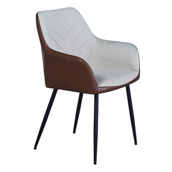 VISITOR ΚΑΡΕΚΛΑ BEIGE TABAC 57.5x57x87 03-1108 - Image 9