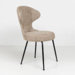 FUNGO ΚΑΡΕΚΛΑ BEIGE ΜΑΥΡΟ 56x57x90cm 03-1162