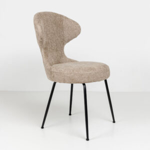 FUNGO ΚΑΡΕΚΛΑ BEIGE ΜΑΥΡΟ 56x57x90cm 03-1162