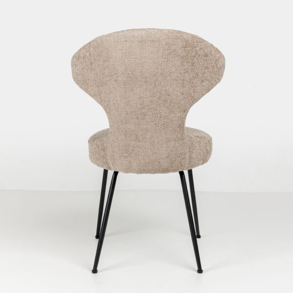 FUNGO ΚΑΡΕΚΛΑ BEIGE ΜΑΥΡΟ 56x57x90cm 03-1162 - Image 5
