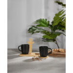 CACTUS ΚΟΥΠΑ ESPRESSO 20x12x17cm ΠΟΡΣΕΛΑΝΗ ΜΑΥΡΟ ΦΥΣΙΚΟ BAMBOO 030022 - Image 4