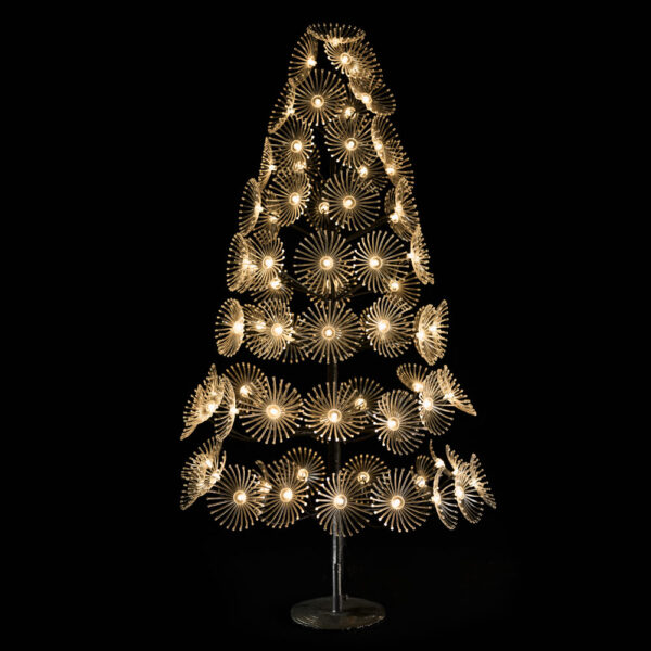 GLOW FLOWER 180 ΧΡΙΣΤΟΥΓΕΝΝΙΑΤΙΚΟ ΔΕΝΤΡΟ LED 180cm COPPER PVC 030343 - Image 3