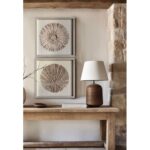 PURE EARTH ΠΙΝΑΚΑΣ ΔΙΑΚΟΣΜΗΣΗΣ 60x60x4cm ΧΑΡΤΙ ΜΠΕΖ ΓΥΑΛΙ ΦΥΣΙΚΟ 030450 - Image 4