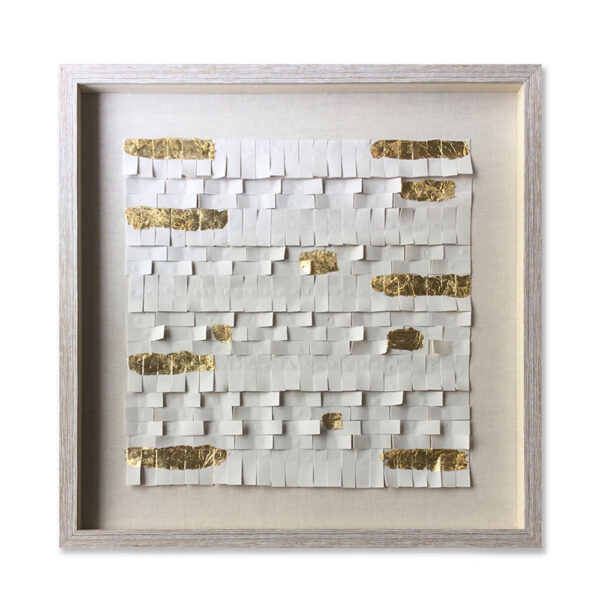 VITAL VIBES ΠΙΝΑΚΑΣ ΔΙΑΚΟΣΜΗΣΗΣ 60x60x4cm PEVA ΜΠΕΖ ΧΡΥΣΟ ΓΥΑΛΙ ΦΥΣΙΚΟ 030455 - Image 3