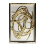 WILD SOUL ΠΙΝΑΚΑΣ ΔΙΑΚΟΣΜΗΣΗΣ 60x90x4cm MDF ΧΡΥΣΟ ΛΕΥΚΟ ΓΥΑΛΙ ΧΡΥΣΟ 030462 - Image 2