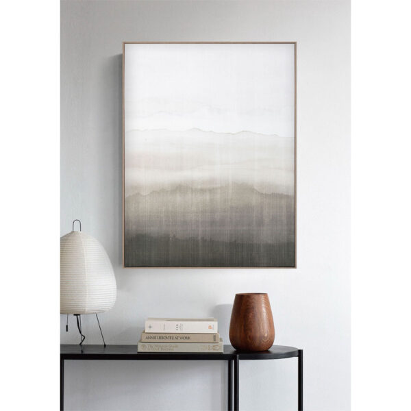 EMBRACING THE CALM ΠΙΝΑΚΑΣ ΔΙΑΚΟΣΜΗΣΗΣ 90x120x5cm ΚΑΜΒΑΣ ΠΟΛΥΧΡΩΜΟ ΞΥΛΟ ΦΥΣΙΚΟ 030609 - Image 4