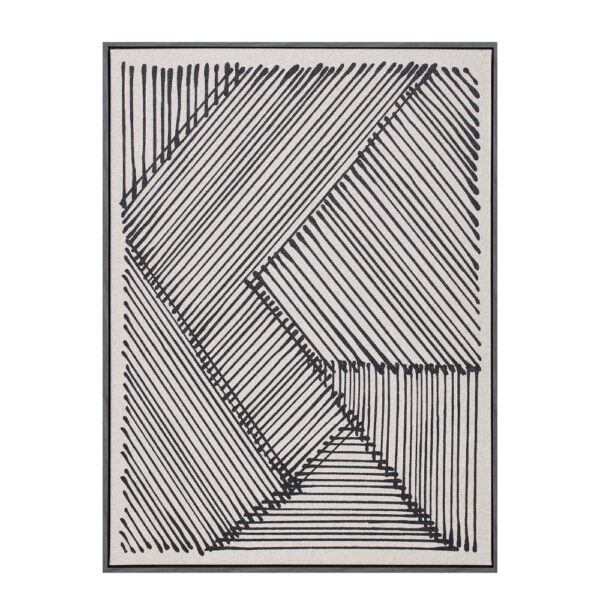 STAY TRUE ΠΙΝΑΚΑΣ ΔΙΑΚΟΣΜΗΣΗΣ 60x80x4cm ΔΕΡΜΑ ΛΕΥΚΟ ΜΑΥΡΟ ΞΥΛΟ ΜΑΥΡΟ 030652 - Image 3