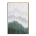 LOST IN NATURE ΠΙΝΑΚΑΣ ΔΙΑΚΟΣΜΗΣΗΣ 60x90x5cm ΚΑΜΒΑΣ ΛΕΥΚΟ ΠΡΑΣΙΝΟ ΞΥΛΟ ΦΥΣΙΚΟ 030662 - Image 3