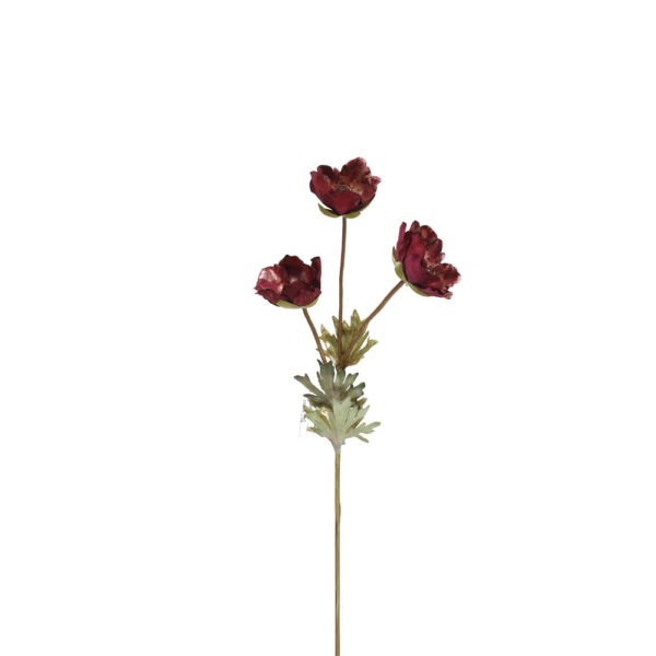 PULSATILLA ΛΟΥΛΟΥΔΙ ΤΕΧΝΗΤΟ 55cm ΥΦΑΣΜΑ ΜΠΟΡΝΤΩ ΠΡΑΣΙΝΟ PVC 030764 - Image 2
