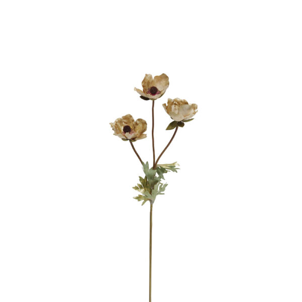 PULSATILLA ΛΟΥΛΟΥΔΙ ΤΕΧΝΗΤΟ 55cm ΥΦΑΣΜΑ ΜΠΕΖ ΠΡΑΣΙΝΟ PVC 030765 - Image 2