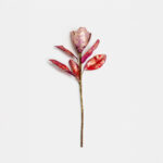 MAGNOLIA ΛΟΥΛΟΥΔΙ ΤΕΧΝΗΤΟ 58cm ΥΦΑΣΜΑ ΜΠΟΡΝΤΩ ΧΡΥΣΟ PVC 030775 - Image 4