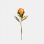 MAGNOLIA ΛΟΥΛΟΥΔΙ ΤΕΧΝΗΤΟ 58cm ΥΦΑΣΜΑ TERRACOTTA ΚΙΤΡΙΝΟ ΠΡΑΣΙΝΟ PVC 030776 - Image 4
