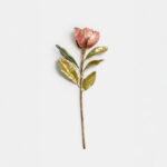 MAGNOLIA ΛΟΥΛΟΥΔΙ ΤΕΧΝΗΤΟ 58cm ΥΦΑΣΜΑ ΜΠΟΡΝΤΩ ΧΡΥΣΟ ΠΡΑΣΙΝΟ PVC 030777 - Image 4
