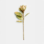 MAGNOLIA ΛΟΥΛΟΥΔΙ ΤΕΧΝΗΤΟ 58cm ΥΦΑΣΜΑ ΠΡΑΣΙΝΟ ΧΡΥΣΟ PVC 030778 - Image 4