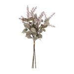 SOPHORAE ΛΟΥΛΟΥΔΙ ΤΕΧΝΗΤΟ ΜΠΟΥΚΕΤΟ 65cm ΥΦΑΣΜΑ DUSTY PINK ΜΠΕΖ ΠΡΑΣΙΝΟ PVC 030811 - Image 3