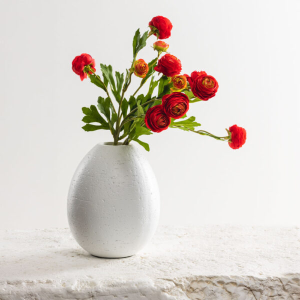 RANUNCULUS ΛΟΥΛΟΥΔΙ ΤΕΧΝΗΤΟ 42cm POLYESTER ΚΟΚΚΙΝΟ ΠΡΑΣΙΝΟ ΠΡΑΣΙΝΟ 030879 - Image 6