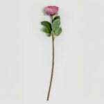 CABBAGE ROSE ΛΟΥΛΟΥΔΙ ΤΕΧΝΗΤΟ 66cm POLYESTER ΡΟΖ ΦΟΥΞΙΑ ΠΡΑΣΙΝΟ 030916 - Image 6
