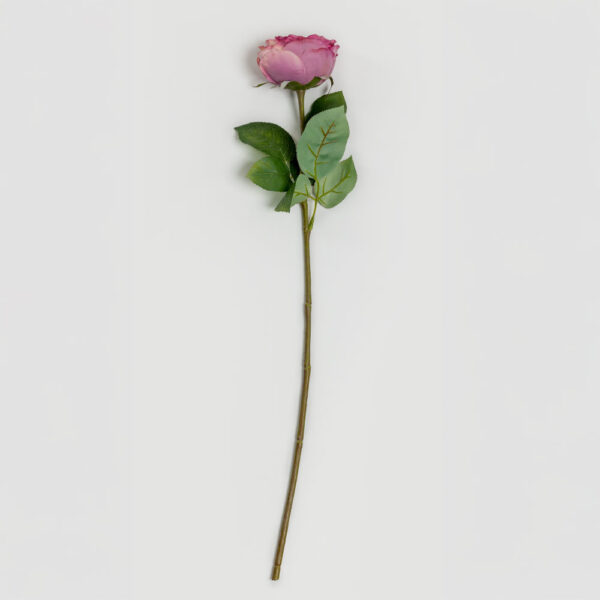 CABBAGE ROSE ΛΟΥΛΟΥΔΙ ΤΕΧΝΗΤΟ 66cm POLYESTER ΡΟΖ ΦΟΥΞΙΑ ΠΡΑΣΙΝΟ 030916 - Image 6