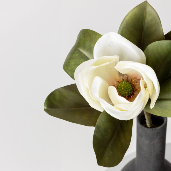 MAGNOLIA ΛΟΥΛΟΥΔΙ ΤΕΧΝΗΤΟ 71cm POLYESTER ΜΠΕΖ ΠΡΑΣΙΝΟ 030928 - Image 10