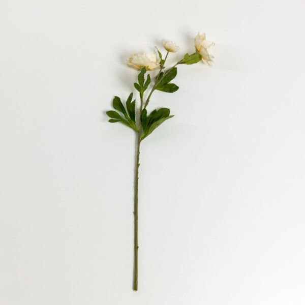 HIBISCUS ΛΟΥΛΟΥΔΙ ΤΕΧΝΗΤΟ 66cm POLYESTER ΜΠΕΖ ΠΡΑΣΙΝΟ 030932 - Image 5