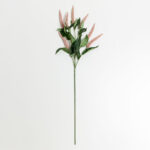 SALVIA ΚΛΑΔΙ ΤΕΧΝΗΤΟ 83cm POLYESTER ΡΟΖ ΠΡΑΣΙΝΟ 030951 - Image 4