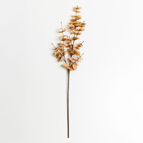 EUCALYPTUS ΚΛΑΔΙ ΤΕΧΝΗΤΟ 88cm POLYESTER ΜΠΕΖ 030966 - Image 4