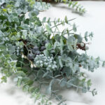 EUCALYPTUS 48 ΣΤΕΦΑΝΙ ΔΙΑΚΟΣΜΗΣΗΣ 48x48cm PVC ΠΡΑΣΙΝΟ 031050 - Image 6