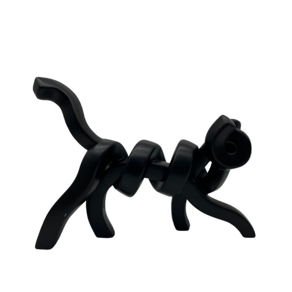 BELMA ΔΙΑΚΟΣΜΗΤΙΚΟ ΓΑΤΑ 30x8x22cm POLYRESIN ΜΑΥΡΟ 031112 - Image 2
