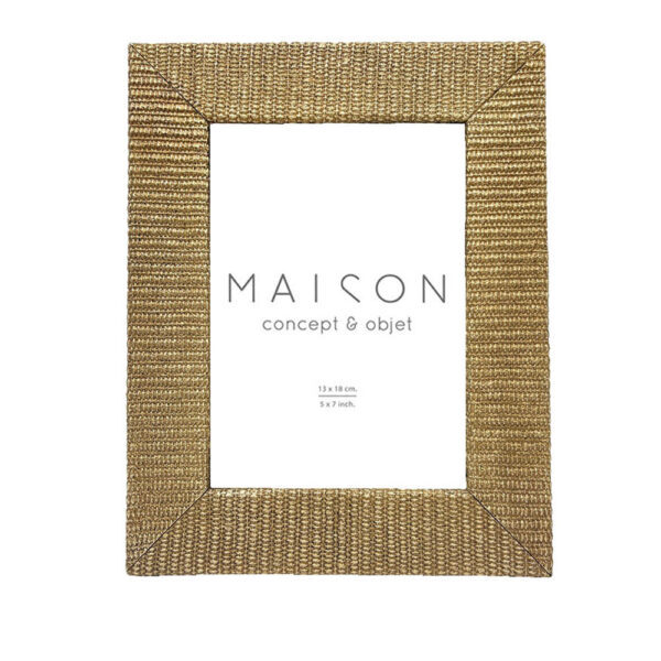 CILIAN ΚΟΡΝΙΖΑ 20x2x25cm POLYRESIN ΧΡΥΣΟ ΓΥΑΛΙ 031139 - Image 2