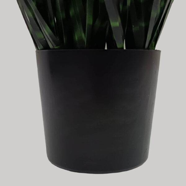 DARK PURE GRASS ΦΥΤΟ ΤΕΧΝΗΤΟ ΣΕ ΓΛΑΣΤΡΑ 90cm PVC ΠΡΑΣΙΝΟ ΣΚΟΥΡΟ 031341 - Image 9