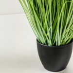 GRASS FLOWER ΦΥΤΟ ΤΕΧΝΗΤΟ ΣΕ ΓΛΑΣΤΡΑ 58cm PVC ΠΡΑΣΙΝΟ 031342 - Image 6