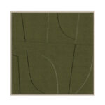ACETE ΠΙΝΑΚΑΣ ΔΙΑΚΟΣΜΗΣΗΣ 77x77x4cm MDF ΛΑΔΙ PVC ΦΥΛΛΟ ΦΥΣΙΚΟ 031360 - Image 3