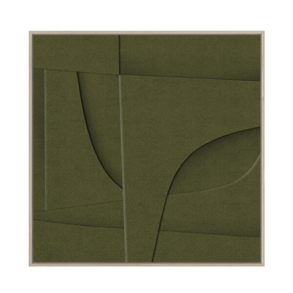 ACETE ΠΙΝΑΚΑΣ ΔΙΑΚΟΣΜΗΣΗΣ 77x77x4cm MDF ΛΑΔΙ PVC ΦΥΛΛΟ ΦΥΣΙΚΟ 031361 - Image 3