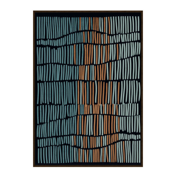 RUSTIC MIRAGE ΠΙΝΑΚΑΣ ΔΙΑΚΟΣΜΗΣΗΣ 80x120x4cm ΚΑΜΒΑΣ ΠΟΛΥΧΡΩΜΟ ΞΥΛΟ ΚΑΦΕ 031362 - Image 3