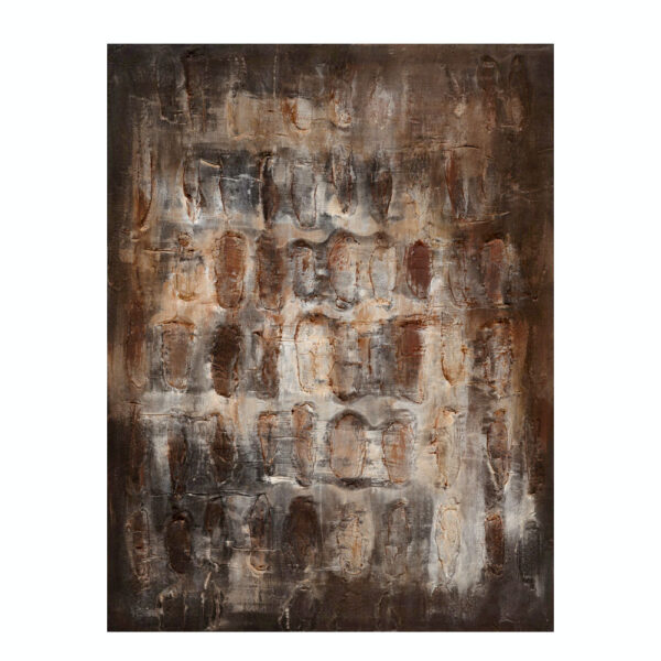 TERRYN EARTH ΠΙΝΑΚΑΣ ΔΙΑΚΟΣΜΗΣΗΣ 90x120x4cm ΚΑΜΒΑΣ ΚΑΦΕ ΜΠΕΖ ΓΚΡΙ ΞΥΛΟ 031415 - Image 3