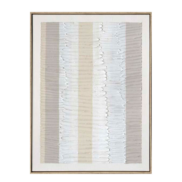 EVIK ΠΙΝΑΚΑΣ ΔΙΑΚΟΣΜΗΣΗΣ 60x80x4cm ΚΑΜΒΑΣ ΛΕΥΚΟ ΜΠΕΖ ΓΚΡΙ ΞΥΛΟ ΦΥΣΙΚΟ 031420 - Image 3