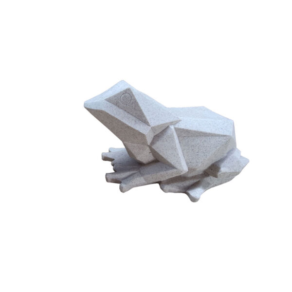 FROG B ΔΙΑΚΟΣΜΗΤΙΚΟ ΒΑΤΡΑΧΟΣ 25x16x14cm POLYRESIN ΜΠΕΖ 031474 - Image 2