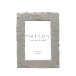 PETRA ΚΟΡΝΙΖΑ 21x16x2cm POLYRESIN ΛΕΥΚΟ ΓΥΑΛΙ 031481 - Image 2