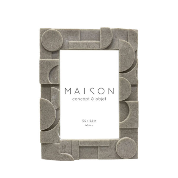 ROCK ΚΟΡΝΙΖΑ 16x2x21cm POLYRESIN ΜΠΕΖ ΓΥΑΛΙ 031482 - Image 2