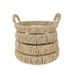 THEROS ΚΑΛΑΘΙ ΑΠΟΘΗΚΕΥΣΗΣ 31x31x24cm SEAGRASS ΦΥΣΙΚΟ 031528 - Image 2