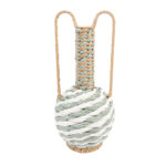 KEA ΒΑΖΟ 21x21x46cm PAPER ROPE ΦΥΣΙΚΟ ΛΕΥΚΟ ΜΕΝΤΑ 031558 - Image 2