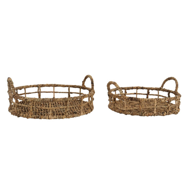 THASOS ΔΙΣΚΟΣ 40x40x9cm SEAGRASS ΦΥΣΙΚΟ 031564 - Image 2