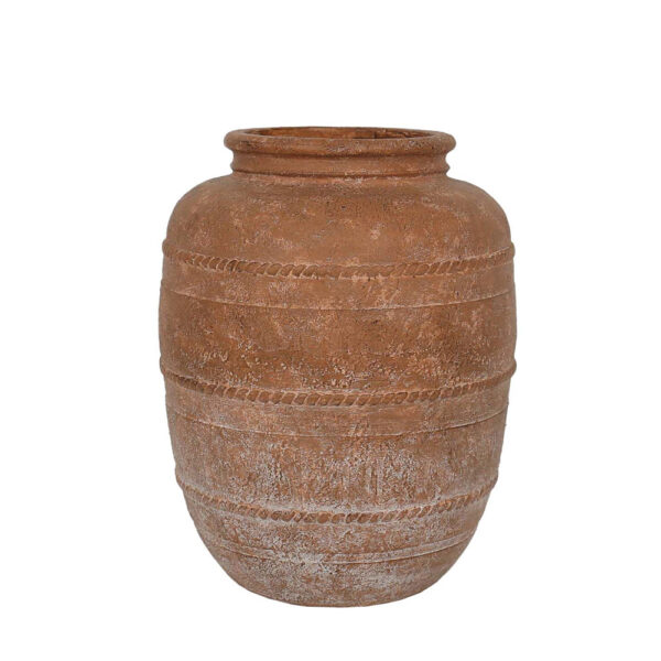 ALTHEA ΓΛΑΣΤΡΑ 35x35x45cm MgO TERRACOTTA 031620 - Image 3