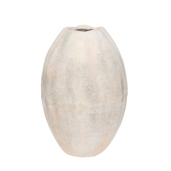 THETIS ΒΑΖΟ 28x28x43cm MgO ΜΠΕΖ ΓΚΡΙ 031678 - Image 2