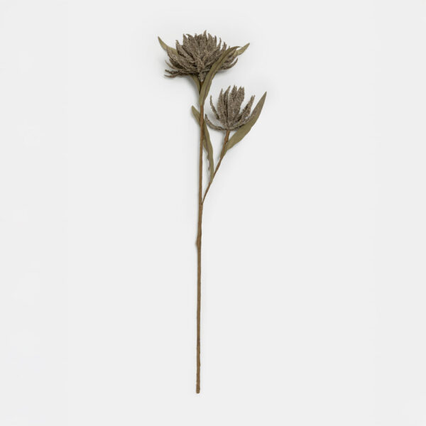 AROMA BLOSSOMS ΛΟΥΛΟΥΔΙ ΤΕΧΝΗΤΟ 57cm FOAM ΚΑΦΕ ΠΡΑΣΙΝΟ PVC 031736 - Image 5