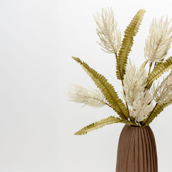 AROMA DELIGHTS ΛΟΥΛΟΥΔΙ ΤΕΧΝΗΤΟ 83cm FOAM ΚΡΕΜ ΠΡΑΣΙΝΟ PVC 031752 - Image 6