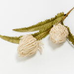 AROMA DELIGHTS ΛΟΥΛΟΥΔΙ ΤΕΧΝΗΤΟ 70cm FOAM ΚΡΕΜ ΠΡΑΣΙΝΟ PVC 031754 - Image 7