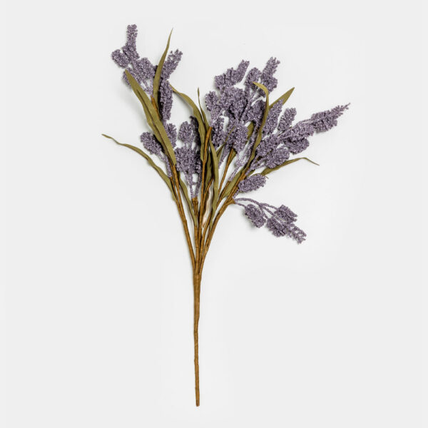 AROMA CHARM ΛΟΥΛΟΥΔΙ ΤΕΧΝΗΤΟ 55cm FOAM ΜΩΒ ΠΡΑΣΙΝΟ PVC 031783 - Image 4